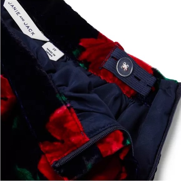 NWT Janie and Jack Rose Velvet Tulle Skirt | 2T - Picture 4 of 6